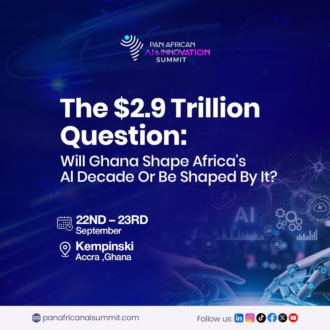 Cartel del Pan African AI & Innovation Summit 2026: “The $2.9 Trillion Question: Will Ghana Shape Africa’s AI Decade or Be Shaped by It?”, en Kempinski, Accra.